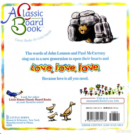 All You Need Is Love (Classic Board Books) - John Lennon [KSIĄŻKA]