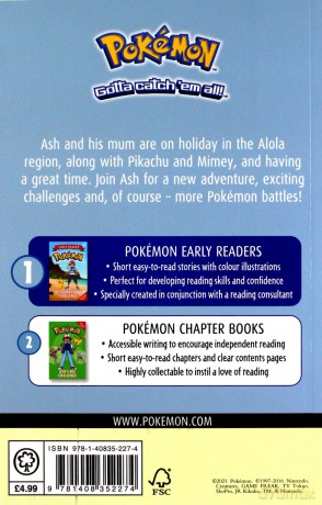 Alola Adventure: Book 1 (The Official Pokémon Early Reader) [KSIĄŻKA]