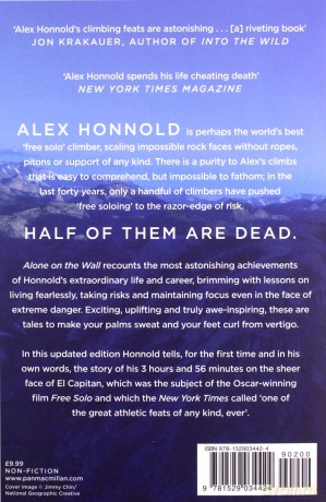 Alone on the Wall: Alex Honnold and the Ultimate Limits of Adventure - Alex Honnold [KSIĄŻKA]