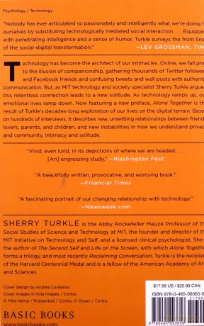 Alone Together: Why We Expect More from Technology and Less from Each Other (Third Edition) - Sherry Turkle [KSIĄŻKA]