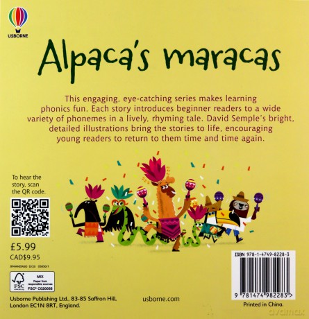 Alpaca's Maracas (Phonics Readers): 1 - Lesley Sims [KSIĄŻKA]