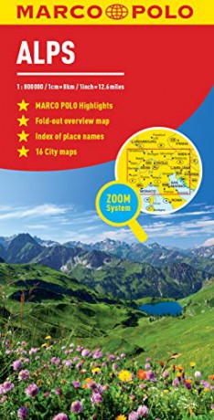 Alps Marco Polo Map (Marco Polo Maps) - Marco Polo [KSIĄŻKA]