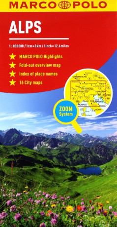 Alps Marco Polo Map (Marco Polo Maps) - Marco Polo [KSIĄŻKA]