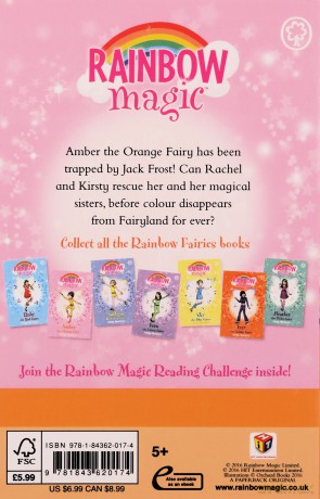 Amber the Orange Fairy: The Rainbow Fairies Book 2 (Rainbow Magic) - Daisy Meadows [KSIĄŻKA]