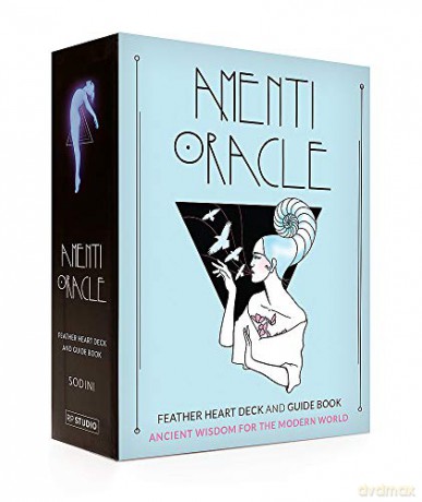 Amenti Oracle Feather Heart Deck and Guide Book: Ancient Wisdom for the Modern World - Jennifer Sodini [KSIĄŻKA]