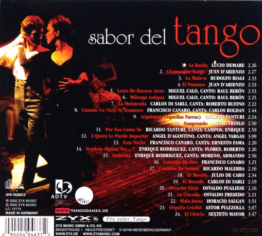 Sabor Del Tango (digipack) [CD]