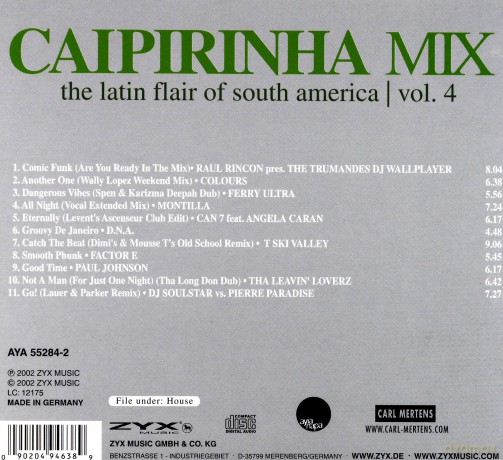 Caipirinha Mix Vol. 4 [CD]
