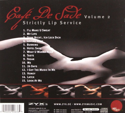 Cafe De Sade Vol. 2 [CD]