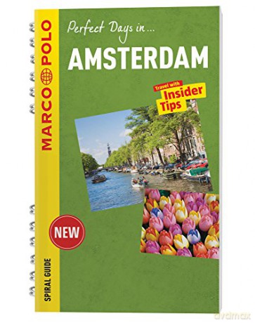 Amsterdam Marco Polo Travel Guide - with pull out map (Marco Polo Spiral Guides) (Marco Polo Spiral Travel Guides) - Marco Polo [KSIĄŻKA]