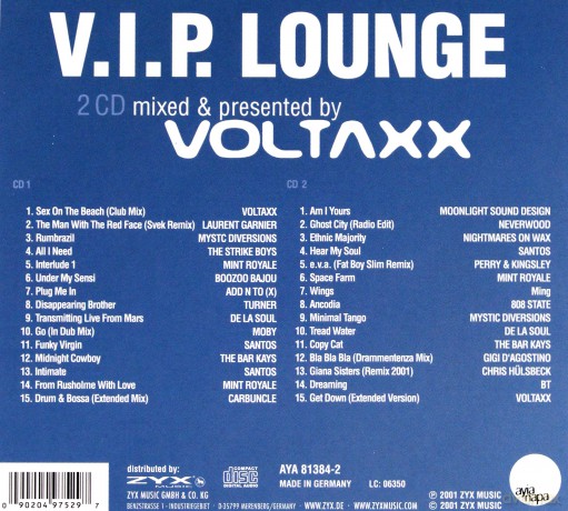 V.I.P. Lounge Pres. By Voltaxx [2CD]