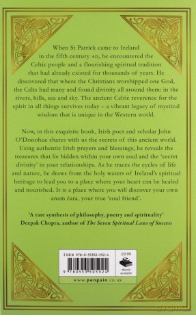Anam Cara: Spiritual Wisdom from the Celtic World - John O'Donohue [KSIĄŻKA]