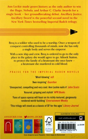 Ancillary Sword: SEQUEL TO THE HUGO, NEBULA AND ARTHUR C. CLARKE AWARD-WINNING ANCILLARY JUSTICE (Imperial Radch) - Ann Leckie [KSIĄŻKA]