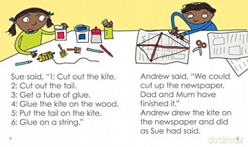 Andrew and Sue make a kite (Red Squirrel Phonics Level 6) - Kath Beattie [KSIĄŻKA]