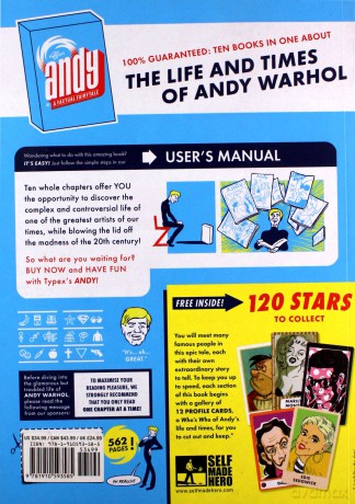 Andy: The Life and Times of Andy Warhol: A Factual Fairytale (Art Masters) [KSIĄŻKA]