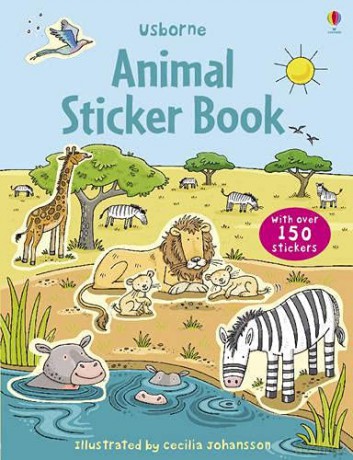 Animal Sticker Book (Usborne Sticker Books) (First Sticker Books series) - Cecilia Johansson [KSIĄŻKA]
