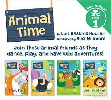 Animal Time Set #1 (Animal Time: Time to Read, Level 1) - Lori Haskins Houran [KSIĄŻKA]