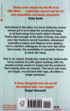 Anti-Social: the Sunday Times-bestselling diary of an anti-social behaviour officer - Nick Pettigrew [KSIĄŻKA]