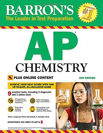 AP Chemistry: With Bonus Online Tests (Barron's AP Chemistry) (Barron's Test Prep) - Neil D. Jespersen [KSIĄŻKA]