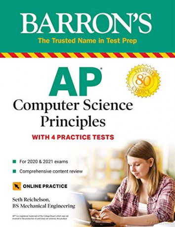 AP Computer Science Principles: With 4 Practice Tests (Barron's Test Prep) - Seth Reichelson [KSIĄŻKA]