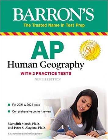 AP Human Geography: with 2 Practice Tests (Barron's Test Prep) - Meredith Marsh Ph.D. [KSIĄŻKA]
