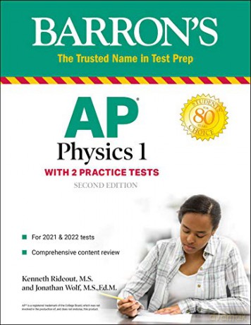 AP Physics 1: With 2 Practice Tests (Barron's Test Prep) - Kenneth Rideout M.S. [KSIĄŻKA]