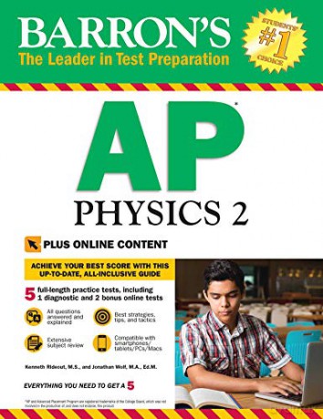 AP Physics 2: With Bonus Online Tests (Barron's AP Physics 1 and 2) (Barron's Test Prep) - Kenneth Rideout [KSIĄŻKA]