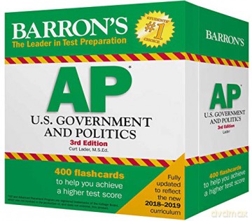 AP U.S. Government and Politics Flash Cards (Barron's Test Prep) - Curt Lader M.S. Ed. [KSIĄŻKA]