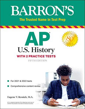 AP US History: With 2 Practice Tests (Barron's Test Prep) - Eugene V. Resnick M.A. [KSIĄŻKA]