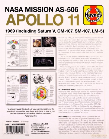 Apollo 11 50th Anniversary Edition (Haynes Manuals): An insight into the hardware from the first manned mission to land on the moon - Christopher Riley [KSIĄŻKA]