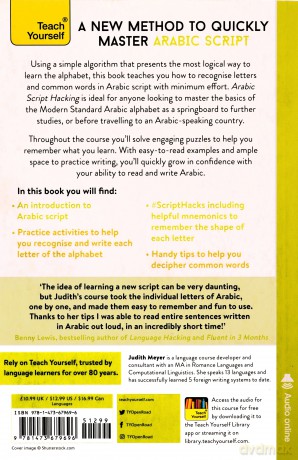 Arabic Script Hacking: The optimal pathway to learn the Arabic alphabet (Teach Yourself) - Judith Meyer [KSIĄŻKA]