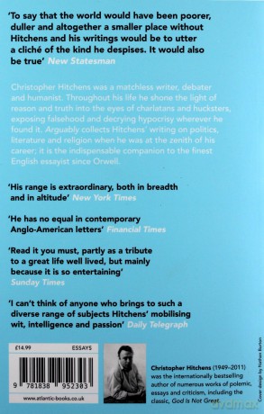 Arguably: Christopher Hitchens - Christopher Hitchens [KSIĄŻKA]