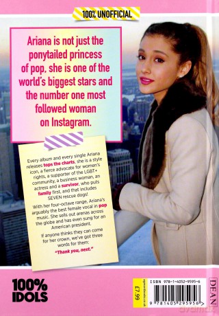 Ariana Grande 100% Unofficial: Your essential, unofficial guide book to the superstar, Ariana Grande - Malcolm Mackenzie [KSIĄŻKA]