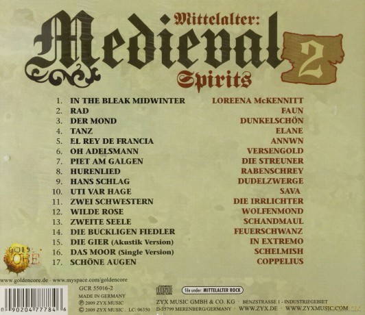 Mittelalter: Medieval Spirits 2 [CD]