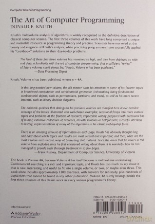 Art of Computer Programming, Volume 4A [KSIĄŻKA]