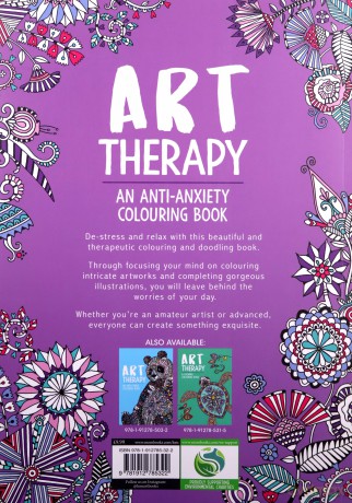 Art Therapy: An Anti-Anxiety Colouring Book for Adults (Art Therapy Colouring, 3) - Richard Merritt [KSIĄŻKA]