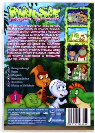 Dinusie - Jurajskie opowieści odcinki 1-6 [DVD]