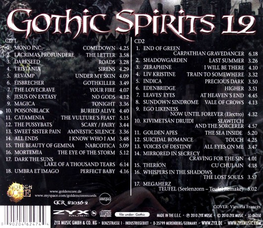 Gothic Spirits 12 [2CD]