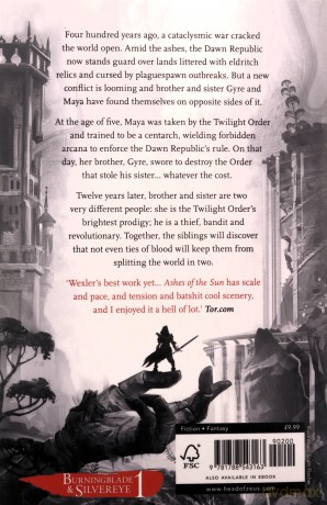 Ashes of the Sun: 1 (Burningblade and Silvereye) - Django Wexler [KSIĄŻKA]