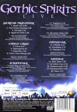 Gothic Spirits - Live [DVD]