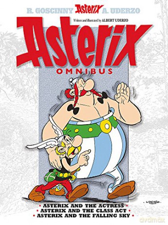 Asterix Omnibus 11: Asterix and The Actress, Asterix and The Class Act, Asterix and The Falling Sky - Albert Uderzo [KSIĄŻKA]