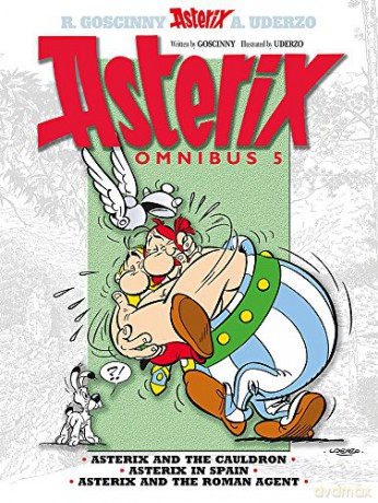 Asterix Omnibus 5: Asterix and The Cauldron, Asterix in Spain, Asterix and The Roman Agent - René Goscinny [KSIĄŻKA]