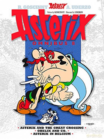 Asterix Omnibus 8: Asterix and The Great Crossing, Obelix and Co., Asterix in Belgium - René Goscinny [KSIĄŻKA]