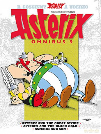Asterix Omnibus 9: Asterix and The Great Divide, Asterix and The Black Gold, Asterix and Son - Albert Uderzo [KSIĄŻKA]