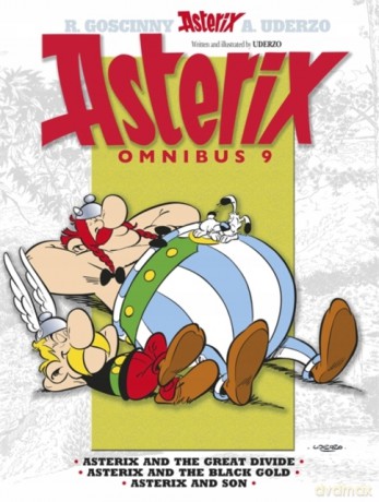 Asterix Omnibus 9: Asterix and The Great Divide, Asterix and The Black Gold, Asterix and Son - Albert Uderzo [KSIĄŻKA]