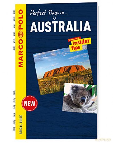 Australia Marco Polo Travel Guide - with pull out map (Marco Polo Spiral Guides) - Marco Polo [KSIĄŻKA]