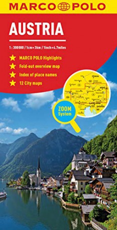 Austria Marco Polo Map (Marco Polo Maps) - Marco Polo [KSIĄŻKA]