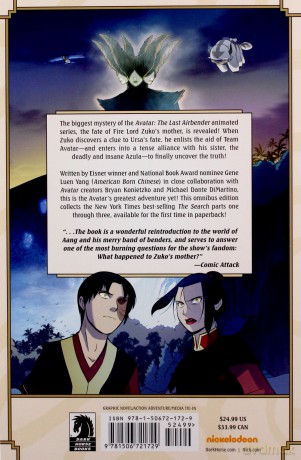 Avatar: The Last Airbender - The Search Omnibus - Gene Luen Yang [KSIĄŻKA]