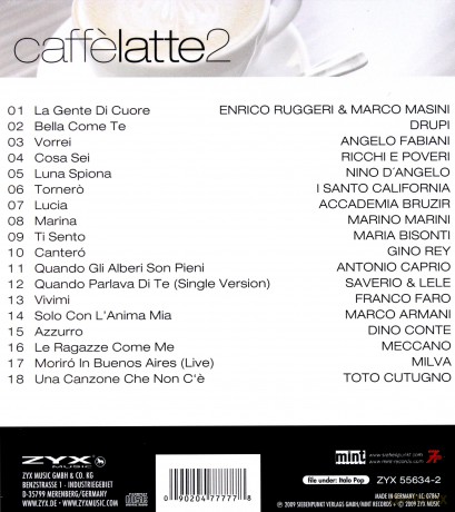 Caffe Latte Vol. 2 [CD]