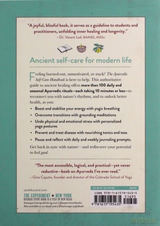 Ayurvedic Self-Care Handbook, The: Holistic Healing Rituals for Every Day and Season - Sarah Kucera [KSIĄŻKA]