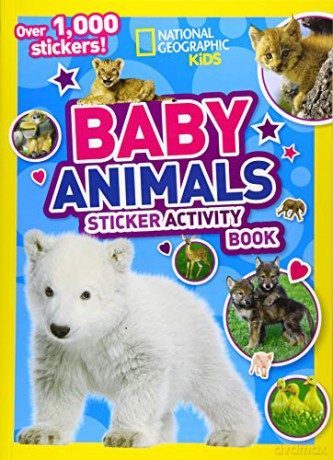 Baby Animals Sticker Activity Book: Over 1,000 stickers! (Activity Books) [KSIĄŻKA]